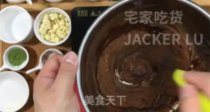 Make Tea truffle chocolate step 1