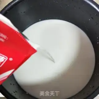 Make Milk mango pudding step 3