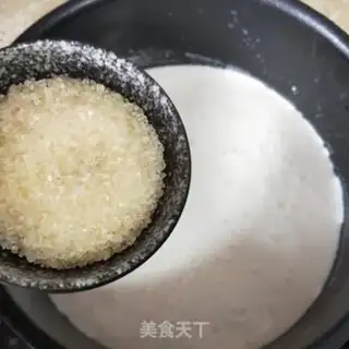Make Milk mango pudding step 5