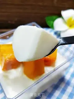 Make Milk mango pudding step 15