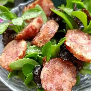 Make Carbines, salami salad step 9