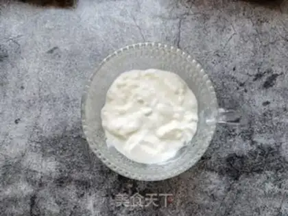 Make Peach yogurt step 4