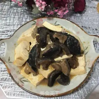 Make Tofu with mushrooms step 7