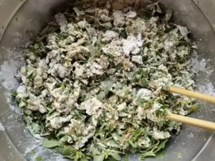 Make The whole wheat noodle nest step 6