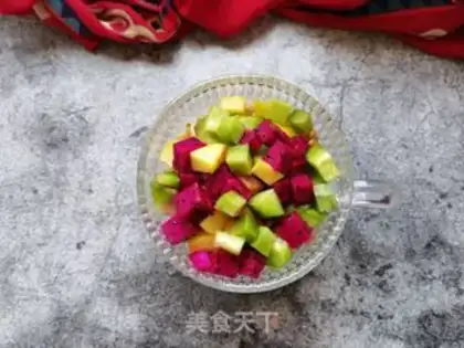 Make Peach yogurt step 6