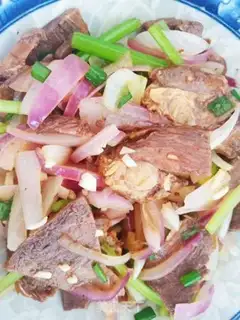 Make Onion beef step 11
