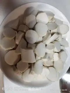 Make Steaming taro step 1
