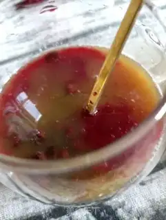 Make Cherry sugar from red peas step 5