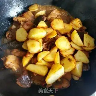 Make Frozen potato chicken step 7