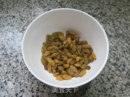 Make raisin cream ice cream step 1