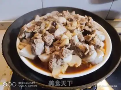 Make Steaming taro step 8