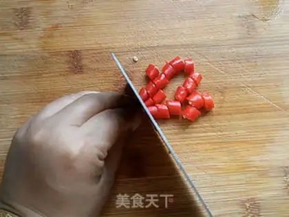 Make Net chrysanthemum step 1