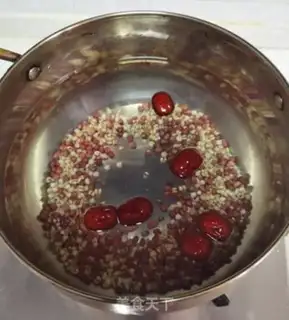 Make Red bean rice porridge step 2