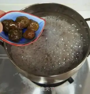 Make Red bean rice porridge step 4
