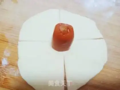Make Flower buns step 7