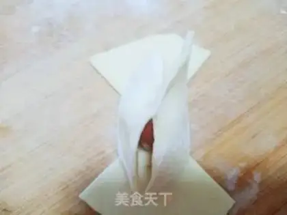 Make Flower buns step 8