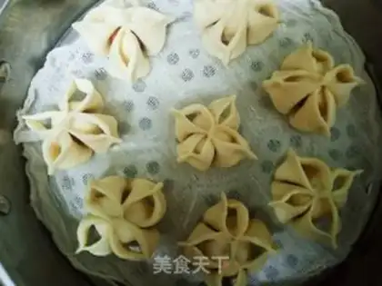 Make Flower buns step 13