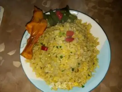 Make Gold egg fried rice step 7