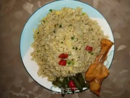 Make Gold egg fried rice step 8