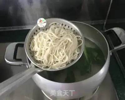 Make A green egg noodles step 9