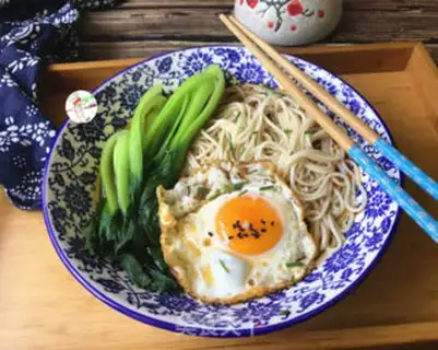 Make A green egg noodles step 10