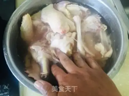 Make Corn carrot and chicken step 0