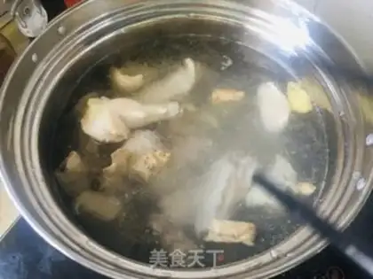 Make Corn carrot and chicken step 2