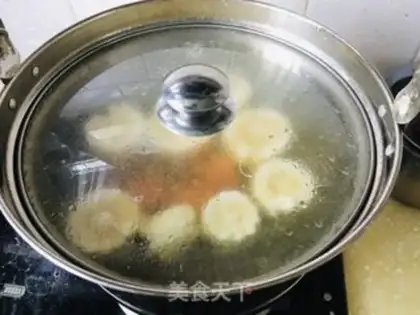 Make Corn carrot and chicken step 3