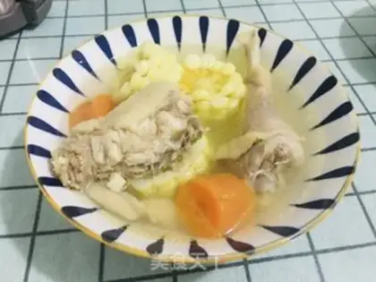 Make Corn carrot and chicken step 5