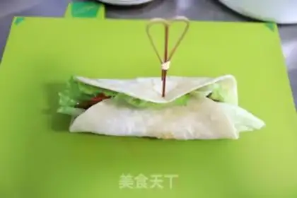 Make Low-fat bluefish burrito step 11