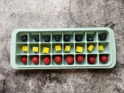 Make Fruity ice step 2