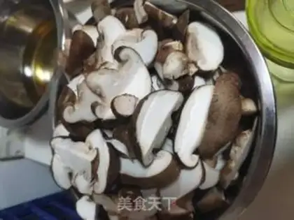 Make Fried bouquet, fried mushrooms step 2