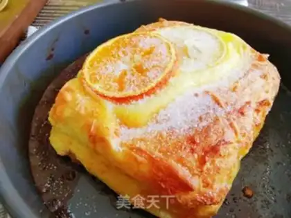 Make Orange milk toast step 9