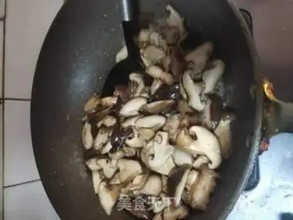 Make Fried bouquet, fried mushrooms step 8