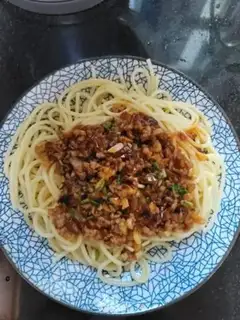 Make Spaghetti with mushroom sauce step 8