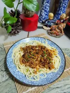 Make Spaghetti with mushroom sauce step 10