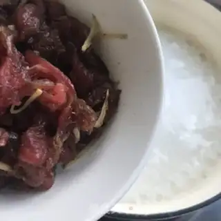 Make Silverfish beef porridge step 6