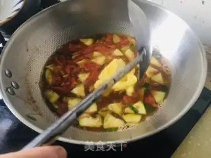 Make Eggs and tomatoes step 8