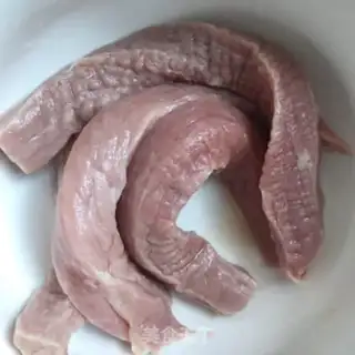 Make Double rice-skinned beef porridge step 1