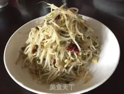 Make Spicy bean sprouts step 5