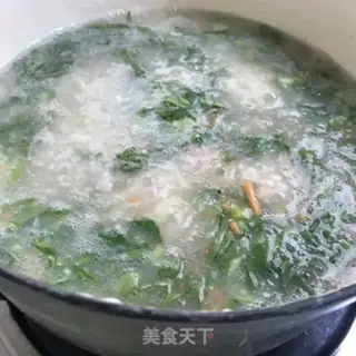 Make Double rice-skinned beef porridge step 8
