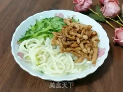 Make cucumber pasta step 6