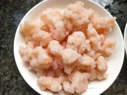 Make Cream shrimp step 1