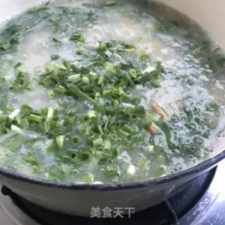 Make Double rice-skinned beef porridge step 9