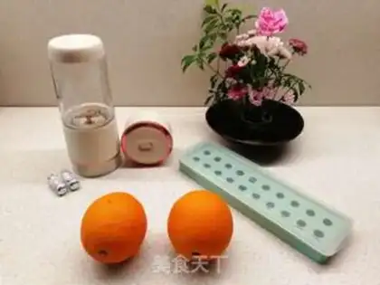 Make The snow top orange juice bubbles step 0