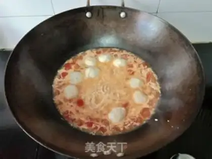 Make Tomato fish noodles step 6