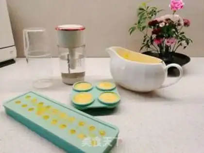 Make The snow top orange juice bubbles step 2