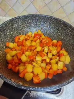 Make Spicy potato pellets step 10