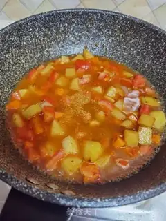 Make Spicy potato pellets step 11