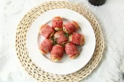 Make A sip of cheese and bacon step 10